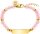 Prinzessin Lillifee 033366Identarmband avec pierres de quartz rose