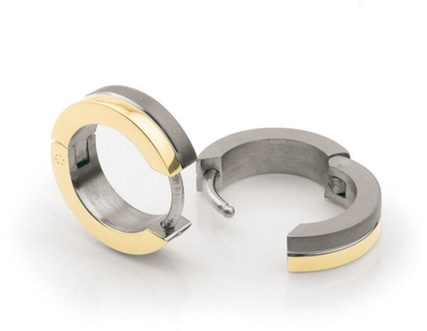 Boucles d’oreilles partiellement dorées - Boccia Jewelry modèle: 0510-03