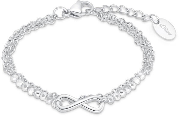 Bracelet enfant double rang avec pendentif infini - s.Oliver Jewelry modèle: 2034972
