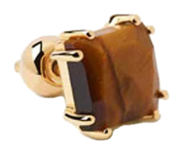 Suki boucle d’oreille unique avec pierre précieuse - plaqué or 18K