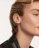 Kimi boucle d’oreille unique avec pendentif pierre précieuse - plaqué or 18K