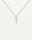Peak collier avec pendentif pointu - argent sterling 925