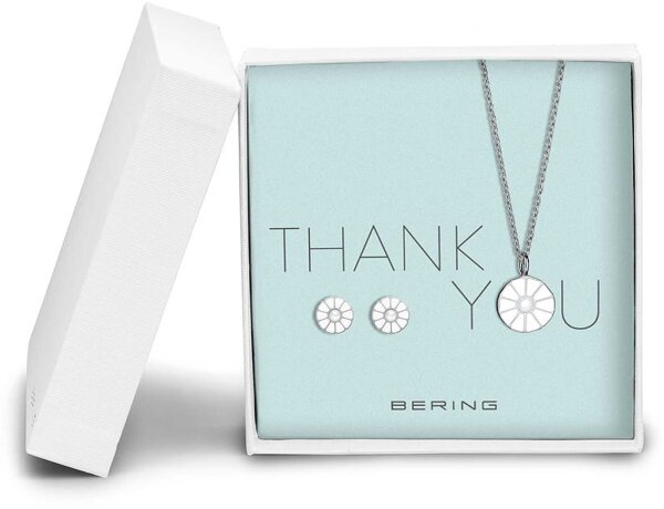 Collier avec pendentif et boucles d’oreilles - Bering Jewelry modèle: 433-717-Silver