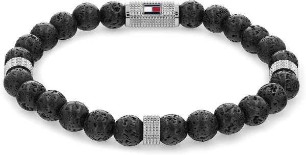 Bracelet à perles de lave pour homme - Tommy Hilfiger modèle: 2790435