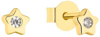 Puces d’oreilles étoile avec pierre -...