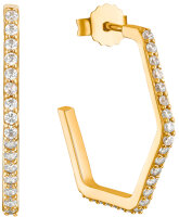 Créoles carrées avec pierres - s.Oliver Jewelry modèle: 2031445