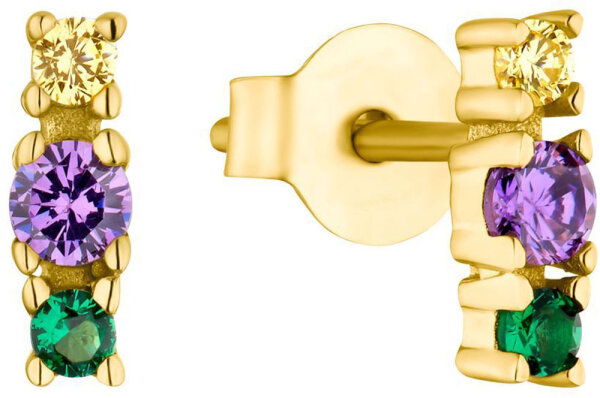 Puces d’oreilles avec pierres colorées - s.Oliver Jewelry modèle: 2035502