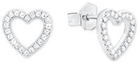 Puces d’oreilles cœur avec petites pierres - s.Oliver Jewelry modèle: 2017259
