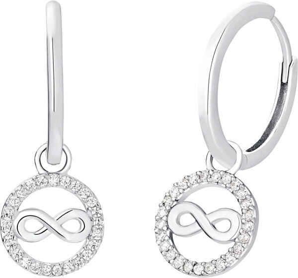 Boucles d’oreilles pendantes infini avec pierres - s.Oliver Jewelry modèle: 2032568