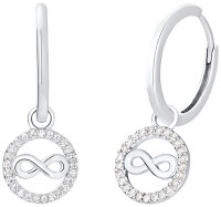 Boucles d’oreilles pendantes infini avec pierres - s.Oliver Jewelry modèle: 2032568