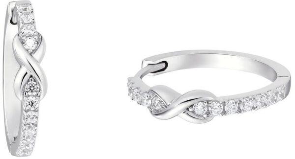 Créoles avec pierres et infini - s.Oliver Jewelry modèle: 2034966