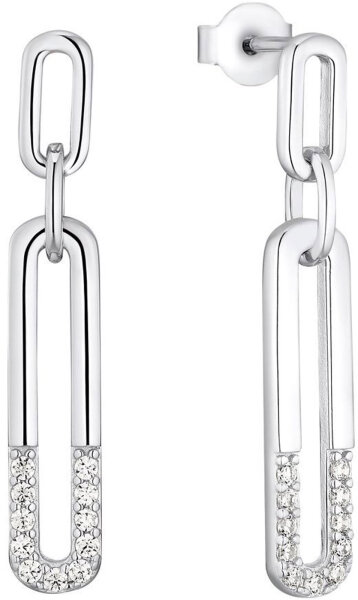 Boucles d’oreilles ovales avec pierres - s.Oliver Jewelry modèle: 2033872