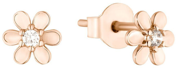 Puces d’oreilles fleur avec pierre - s.Oliver Jewelry modèle: 2026069