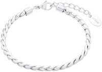 Bracelet maille gourmette en acier inoxydable - s.Oliver...