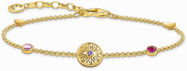 Bracelet avec différents pendentifs - Thomas Sabo modèle: A2132-995-7