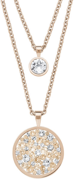 Collier double rang avec pendentifs ronds - s.Oliver Jewelry modèle: 2020328