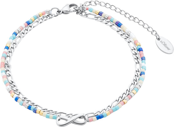 Chaîne de cheville double rang infini - s.Oliver Jewelry modèle: 2034576