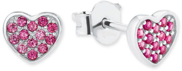 Puces d’oreilles enfant cœur rose - s.Oliver Jewelry modèle: 2020867