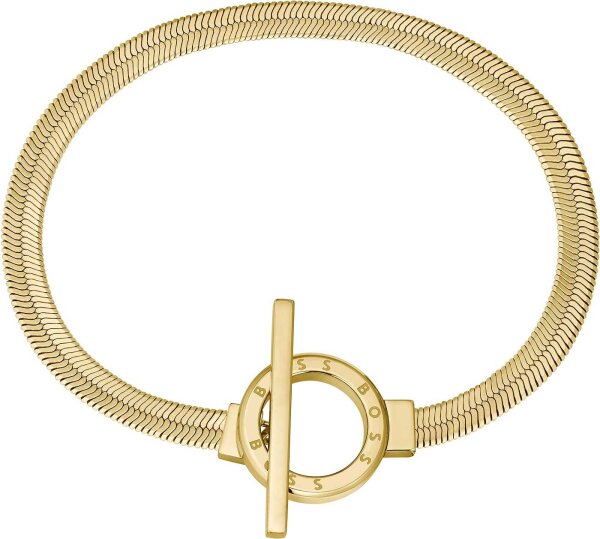 Boss Jewelry 1580487 - bracelet maille haricot ZIA avec fermoir toggle