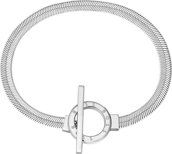 Boss Jewelry 1580485 - bracelet maille haricot ZIA avec fermoir toggle