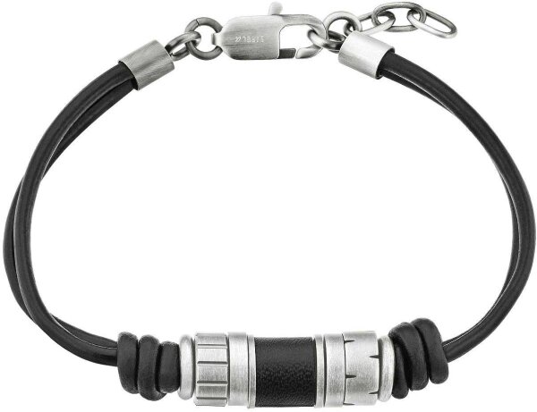 Lederarmband mit Beads - s.Oliver Jewelry Modell: 2038007