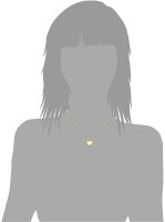 Prinzessin Lillifee 2035300 collier coloré avec pendentifs cœurs en acier inoxydable