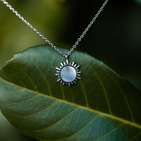 Shade collier avec pendentif soleil - Holzkern modèle: Jewelry