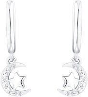 Prinzessin Lillifee 2035294 boucles d’oreilles pendantes lune avec étoile