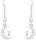 Prinzessin Lillifee 2035294 boucles d’oreilles pendantes lune avec étoile