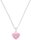 Prinzessin Lillifee 2035981 collier avec cœur rose et petites pierres