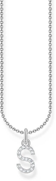 Collier avec pendentif lettre S - Thomas Sabo modèle: KE2258-051-14