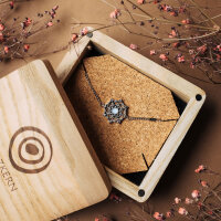 Aphonia bracelet avec pendentif flocon de neige - Holzkern modèle: Jewelry