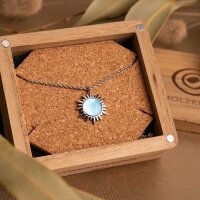 Shade collier avec pendentif soleil - Holzkern modèle: Jewelry