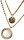 Zendala collier en superposition nacre/or - Holzkern modèle: Jewelry