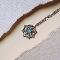 Aphonia collier avec pendentif flocon de neige - Holzkern modèle: Jewelry