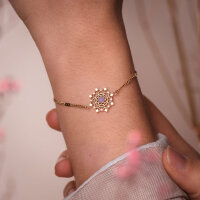 Aphonia bracelet avec pendentif flocon de neige - Holzkern modèle: Jewelry