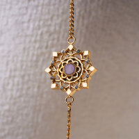 Aphonia bracelet avec pendentif flocon de neige - Holzkern modèle: Jewelry