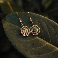 Aphonia boucles doreilles pendantes flocon de neige - Holzkern modèle: Jewelry