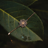 Aphonia bracelet avec pendentif flocon de neige - Holzkern modèle: Jewelry