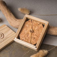 Opacity bracelet avec pendentif rond en bois - Holzkern modèle: Jewelry