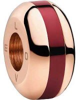 Charm en acier inoxydable avec insert en céramique...