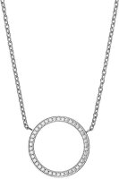 Collier en acier inoxydable avec pendentif rond - Bering...