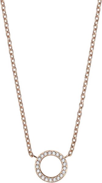 Collier en acier inoxydable avec pendentif rond - Bering Jewelry modèle: 435-37-450