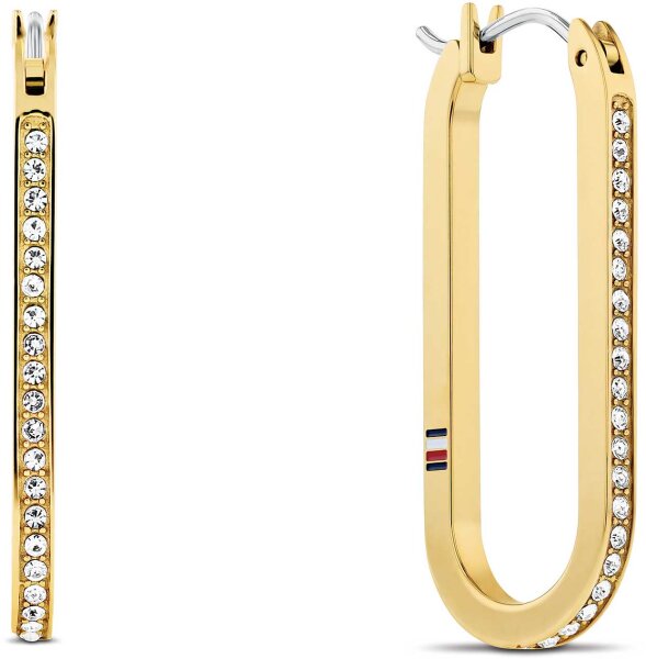 Créoles ornées de pierres - Tommy Hilfiger modèle: 2780866