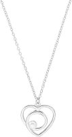 Collier avec pendentif cœur et perle - s.Oliver...