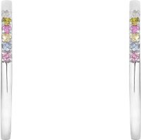 Créoles avec petites pierres colorées - s.Oliver Jewelry modèle: 2037840