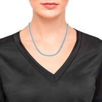Collier maille gourmette avec accents démail bleu - s.Oliver Jewelry modèle: 2037972