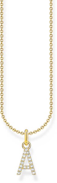 Collier avec pendentif lettre A - Thomas Sabo modèle: KE2240-414-14