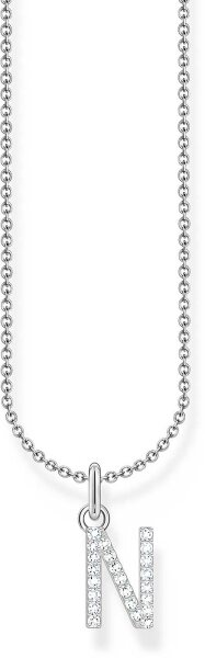 Collier avec pendentif lettre N - Thomas Sabo modèle: KE2253-051-14