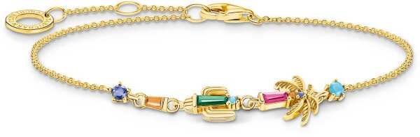Bracelet avec pendentifs colorés - Thomas Sabo modèle: A2150-488-7